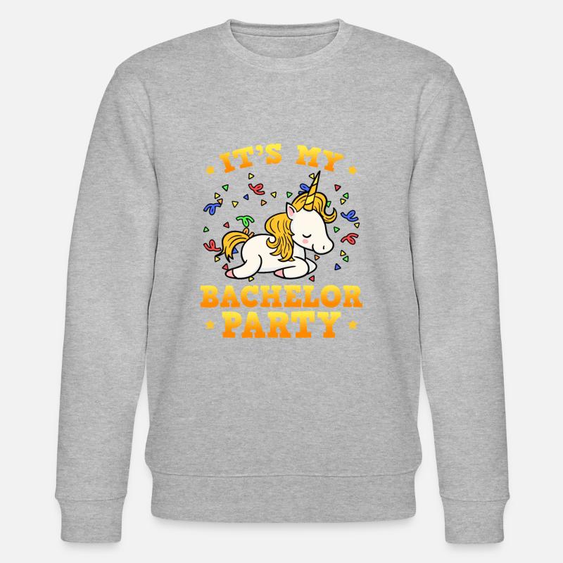 It's My Bachelor Party - Stanley/Stella Unisex Bio-Sweatshirt CHANGER  - Grau meliert