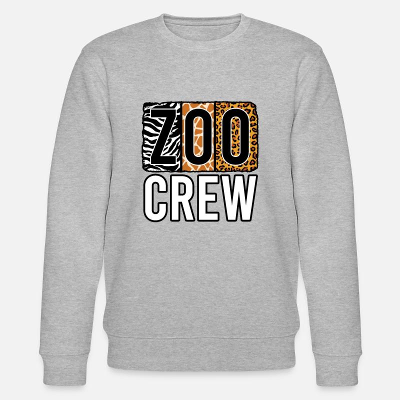 Zoo Crew - Stanley/Stella Unisex Bio-Sweatshirt CHANGER  - Grau meliert