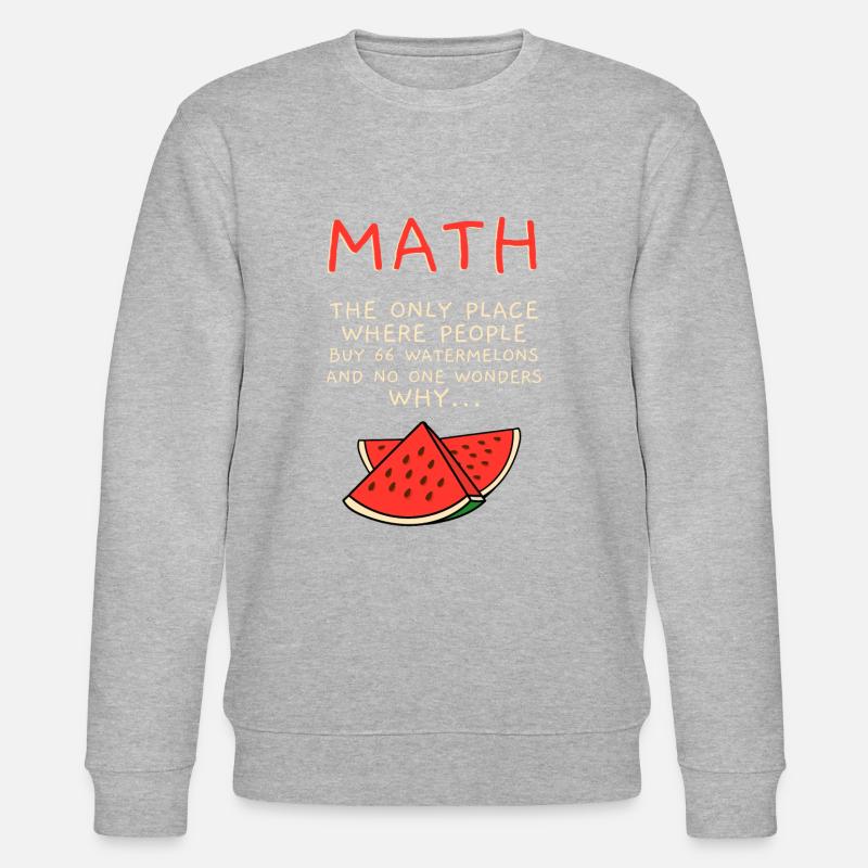 Math - Stanley/Stella Unisex Bio-Sweatshirt CHANGER  - Grau meliert