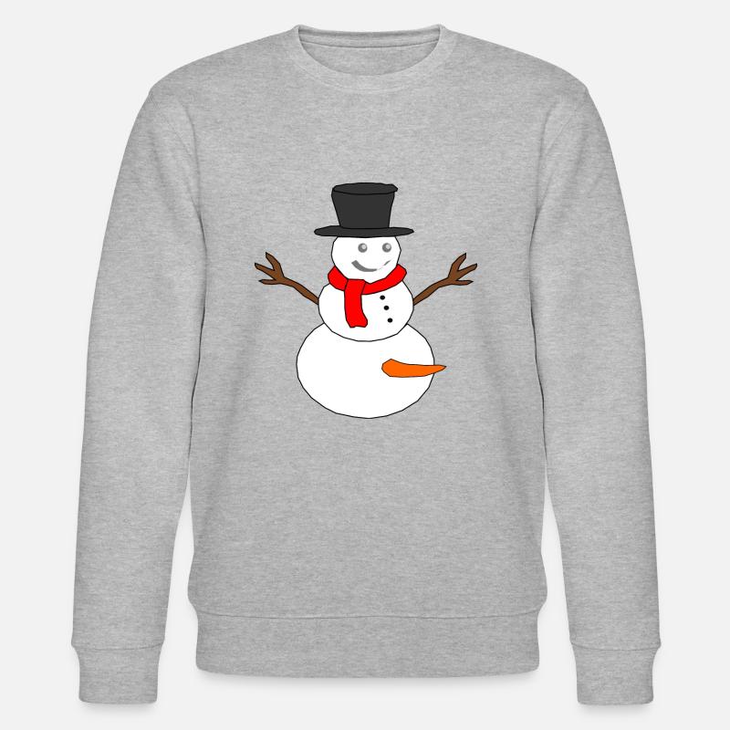 Schneemann - Stanley/Stella Unisex Bio-Sweatshirt CHANGER - Grau meliert