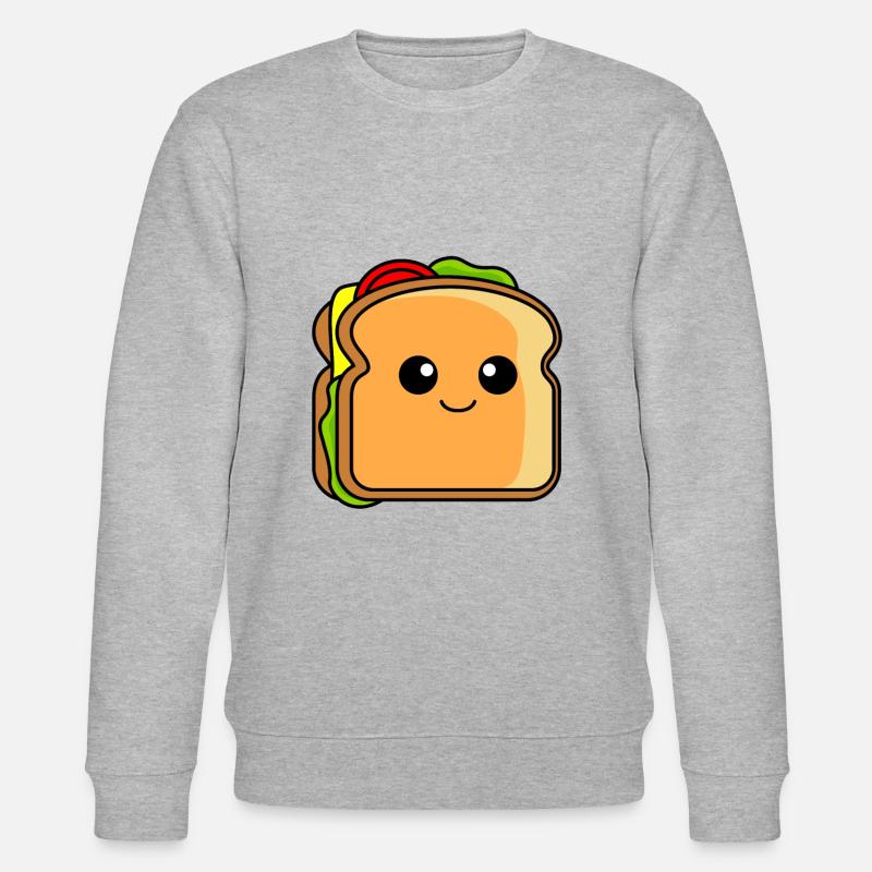 Sandwich Comic - Stanley/Stella Unisex Bio-Sweatshirt CHANGER  - Grau meliert