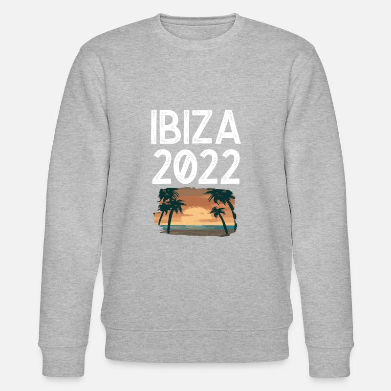 Ibiza 2022 - Stanley/Stella Unisex Bio-Sweatshirt CHANGER  - Grau meliert