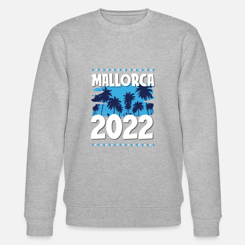 Mallorca 2022 - Stanley/Stella Unisex Bio-Sweatshirt CHANGER  - Grau meliert