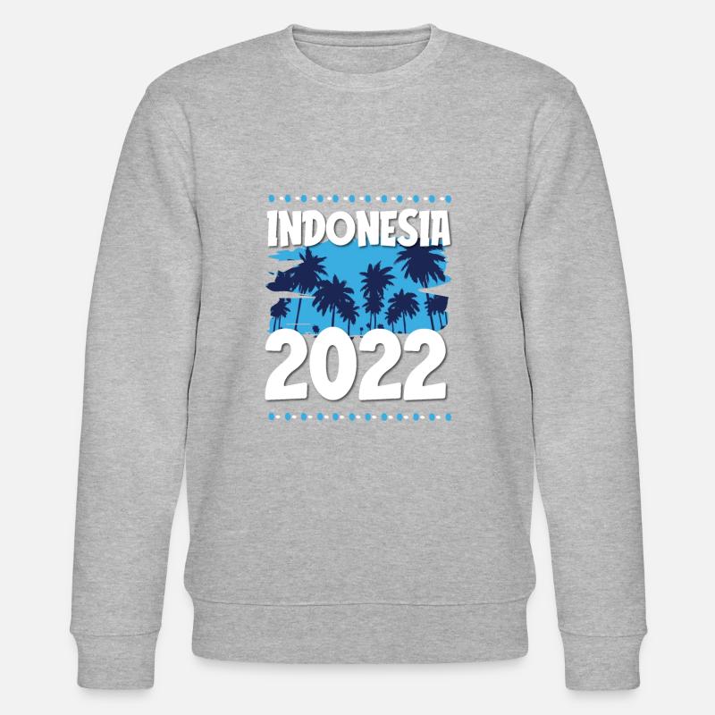 Indonésie 2022 - Sweat bio CHANGER Stanley/Stella Unisexe - gris chiné