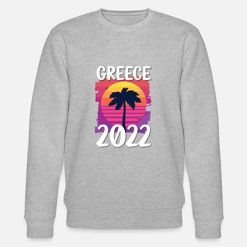 Grèce 2022 - Sweat bio CHANGER Stanley/Stella Unisexe - gris chiné