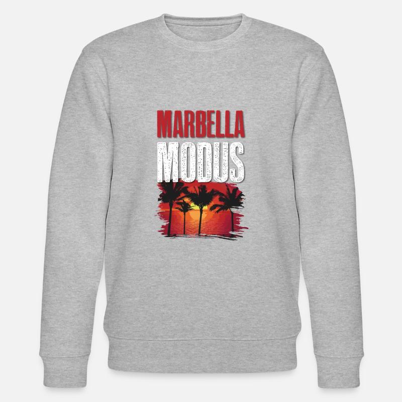 Marbella Modus - Stanley/Stella Unisex Bio-Sweatshirt CHANGER  - Grau meliert
