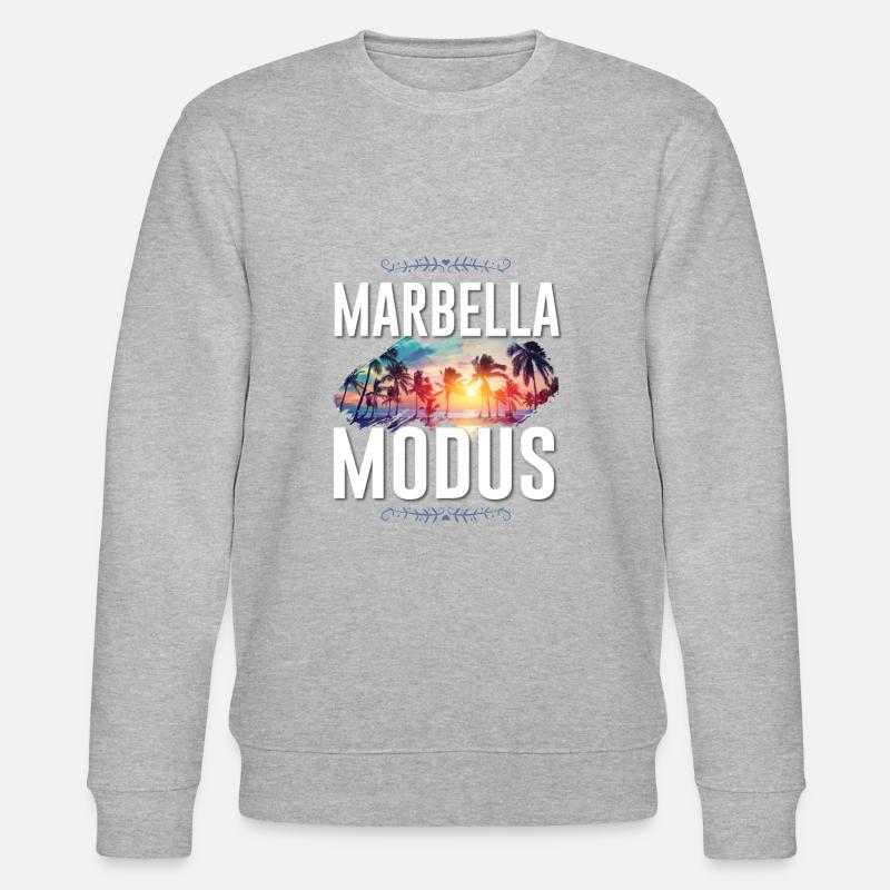 Marbella Modus - Stanley/Stella Unisex Bio-Sweatshirt CHANGER  - Grau meliert