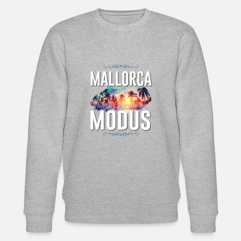 Mallorca Modus - Stanley/Stella Unisex Bio-Sweatshirt CHANGER  - Grau meliert