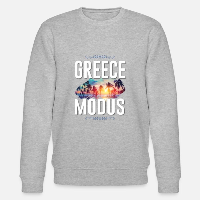 Mode Grèce - Sweat bio CHANGER Stanley/Stella Unisexe - gris chiné