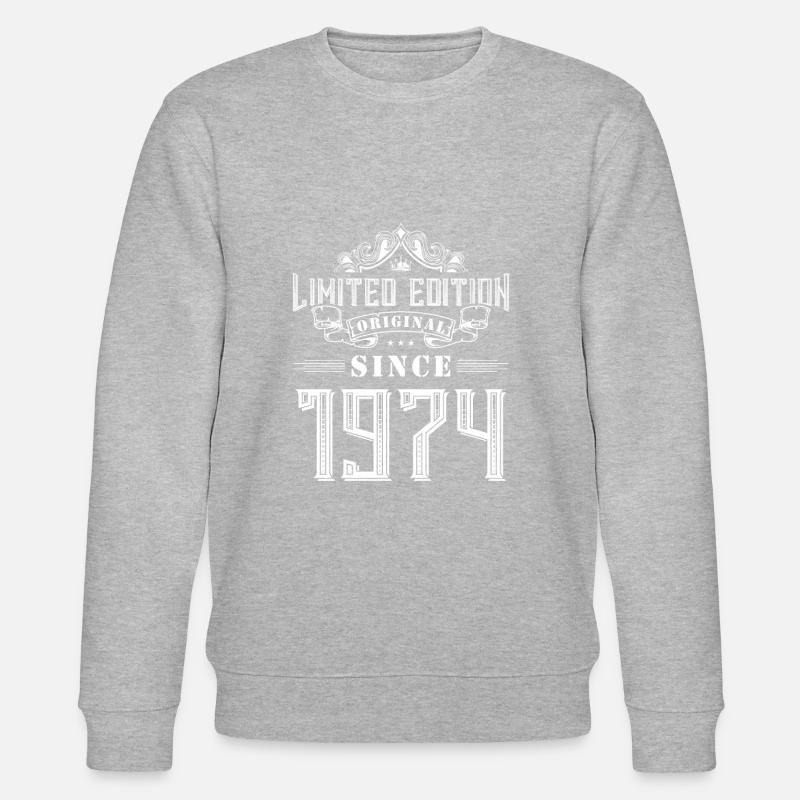 1974 limited edition - Stanley/Stella Unisex Bio-Sweatshirt CHANGER  - Grau meliert