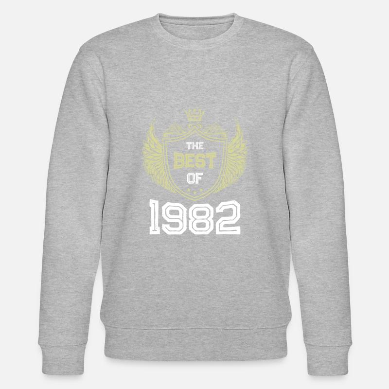 1982 best of - Stanley/Stella Unisex Bio-Sweatshirt CHANGER  - Grau meliert