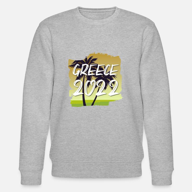 Grèce 2022 - Sweat bio CHANGER Stanley/Stella Unisexe - gris chiné