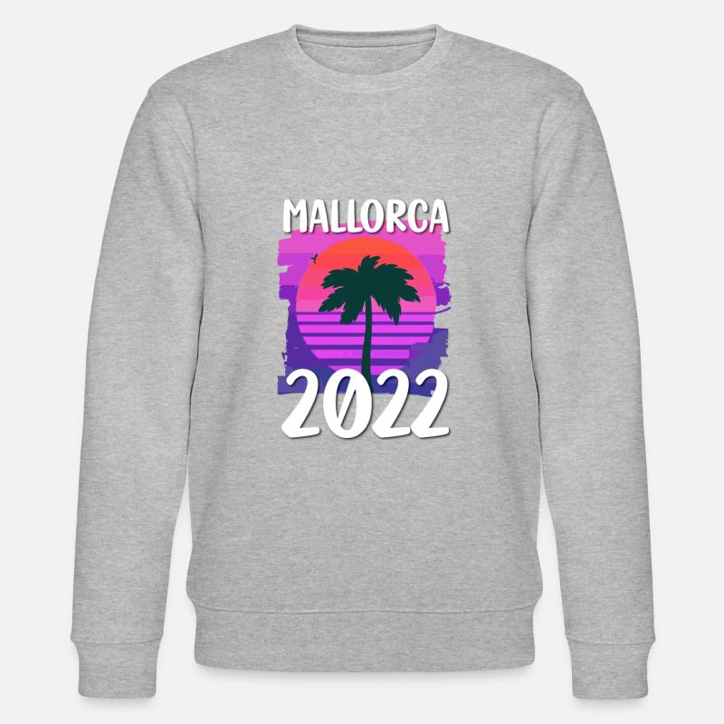 Mallorca 2022 - Stanley/Stella Unisex Bio-Sweatshirt CHANGER  - Grau meliert