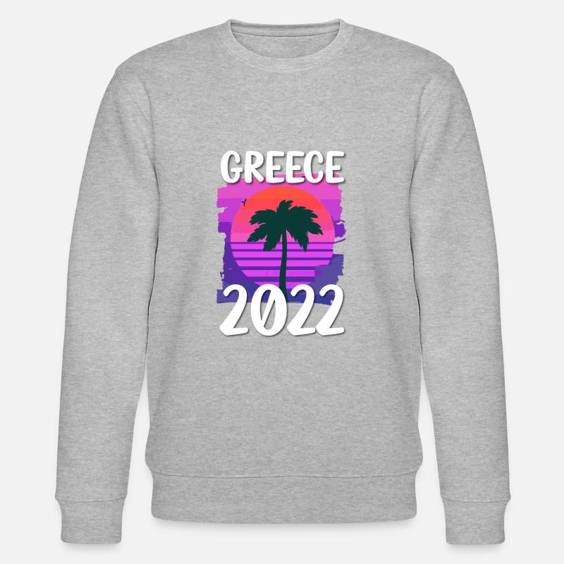 Grèce 2022 - Sweat bio CHANGER Stanley/Stella Unisexe - gris chiné