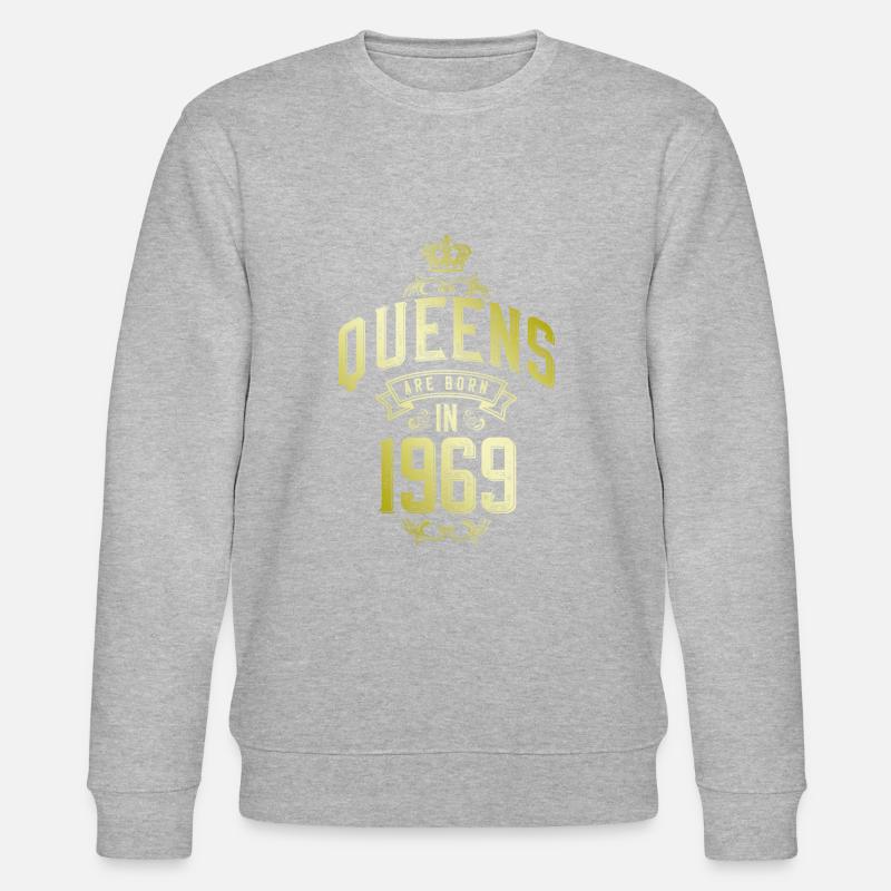 Queens nés en 1969 - Sweat bio CHANGER Stanley/Stella Unisexe - gris chiné