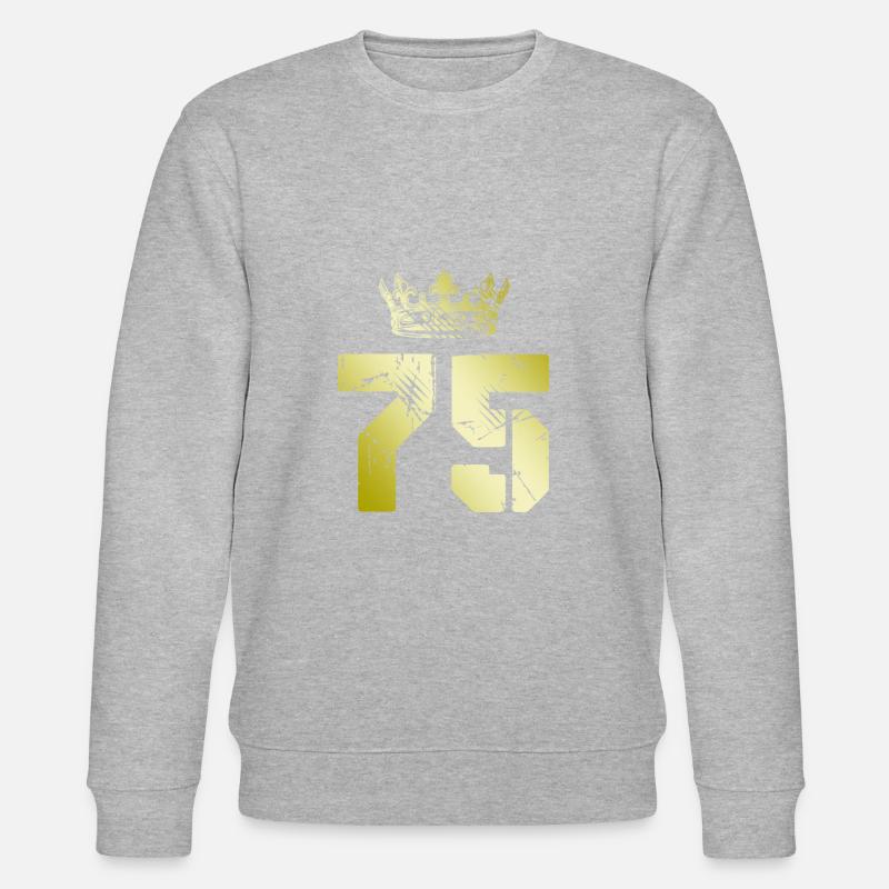 75 Couronne numérique - Sweat bio CHANGER Stanley/Stella Unisexe - gris chiné