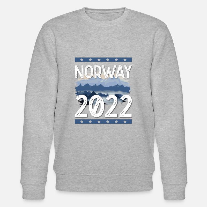 Norwegen 2022 - Stanley/Stella Unisex Bio-Sweatshirt CHANGER - Grau meliert