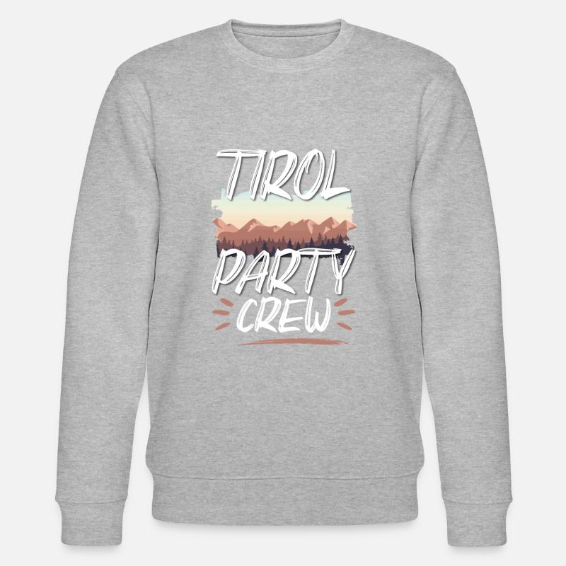 Tirol Party Crew - Sweat bio CHANGER Stanley/Stella Unisexe - gris chiné