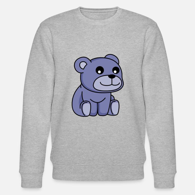 Bande dessinée Bear - Sweat bio CHANGER Stanley/Stella Unisexe - gris chiné