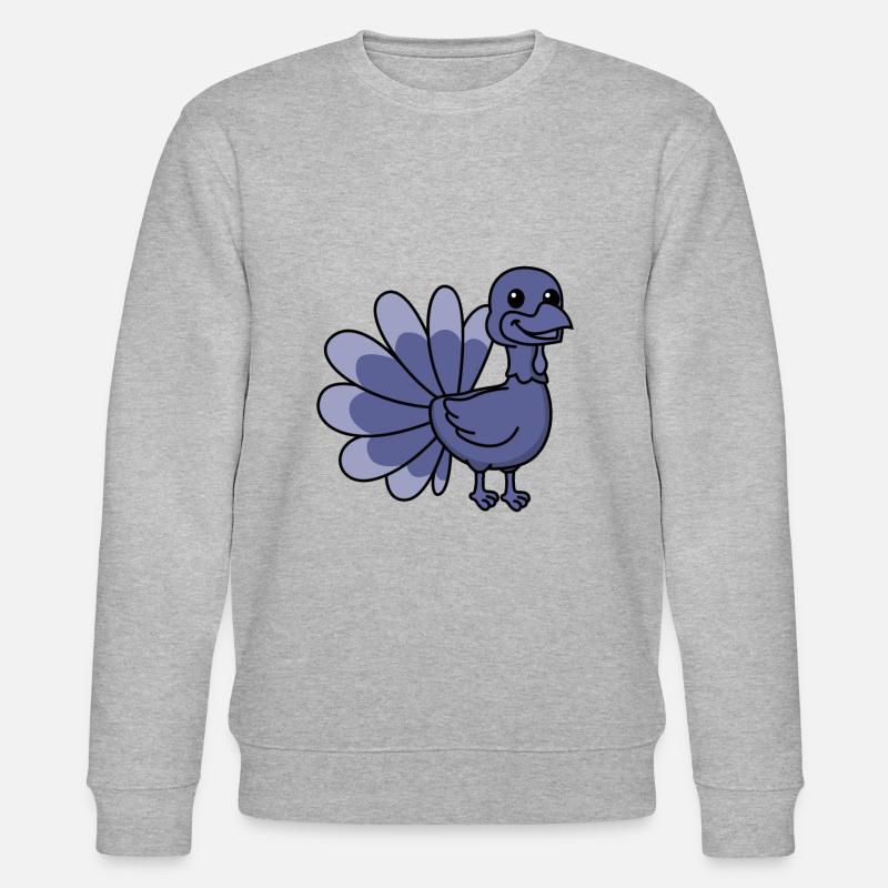 Truthan Comic Tier - Stanley/Stella Unisex Bio-Sweatshirt CHANGER  - Grau meliert