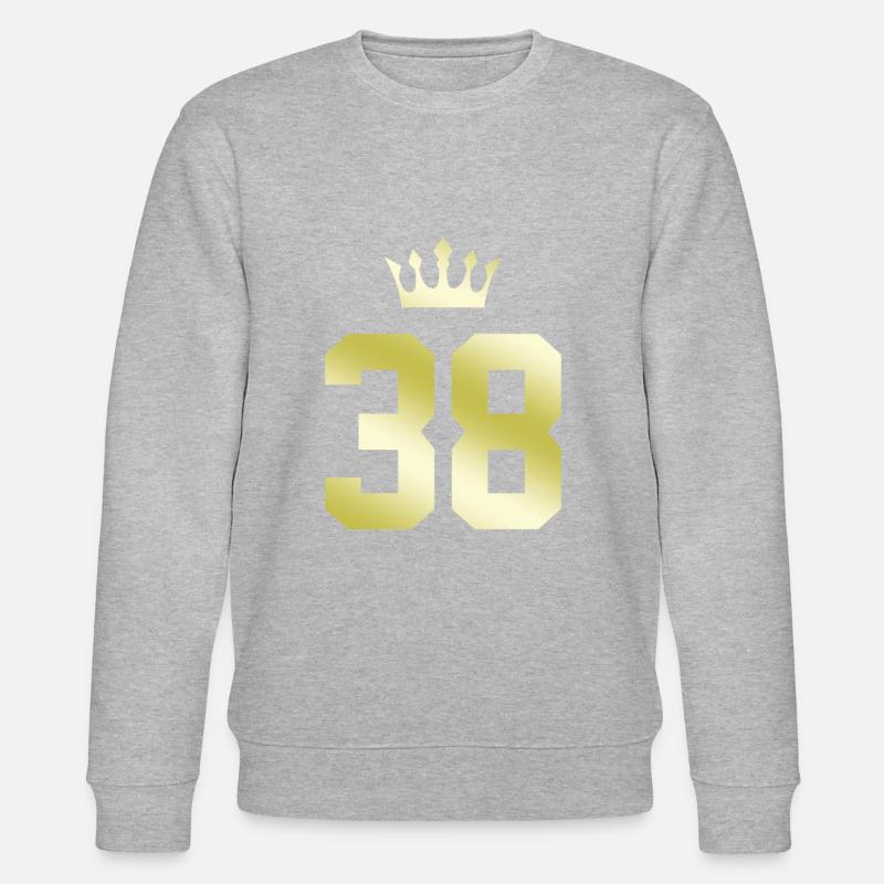 38 Couronne numérique - Sweat bio CHANGER Stanley/Stella Unisexe - gris chiné