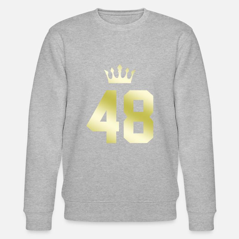 48 Couronne numérique - Sweat bio CHANGER Stanley/Stella Unisexe - gris chiné
