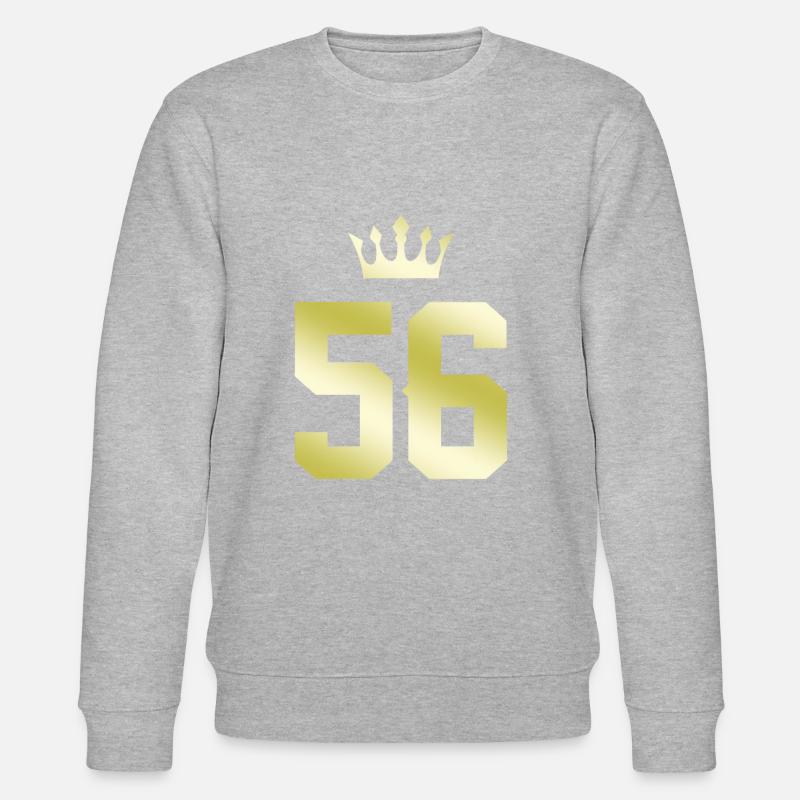 56 Couronne numérique - Sweat bio CHANGER Stanley/Stella Unisexe - gris chiné