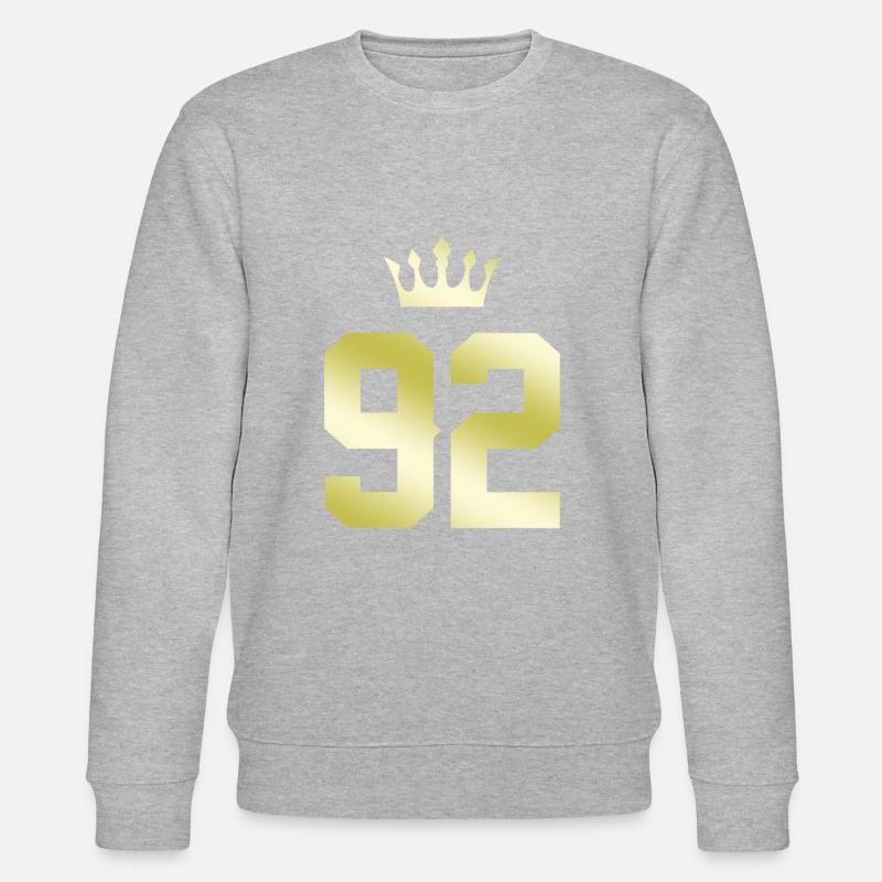92 Couronne numérique - Sweat bio CHANGER Stanley/Stella Unisexe - gris chiné