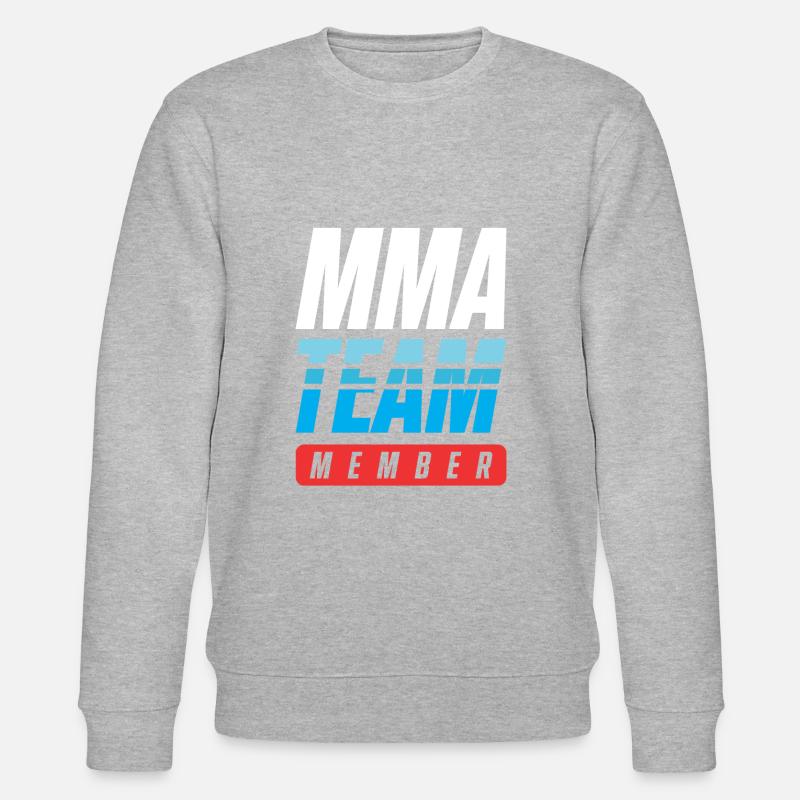 Mma Team - Stanley/Stella Unisex Bio-Sweatshirt CHANGER  - Grau meliert