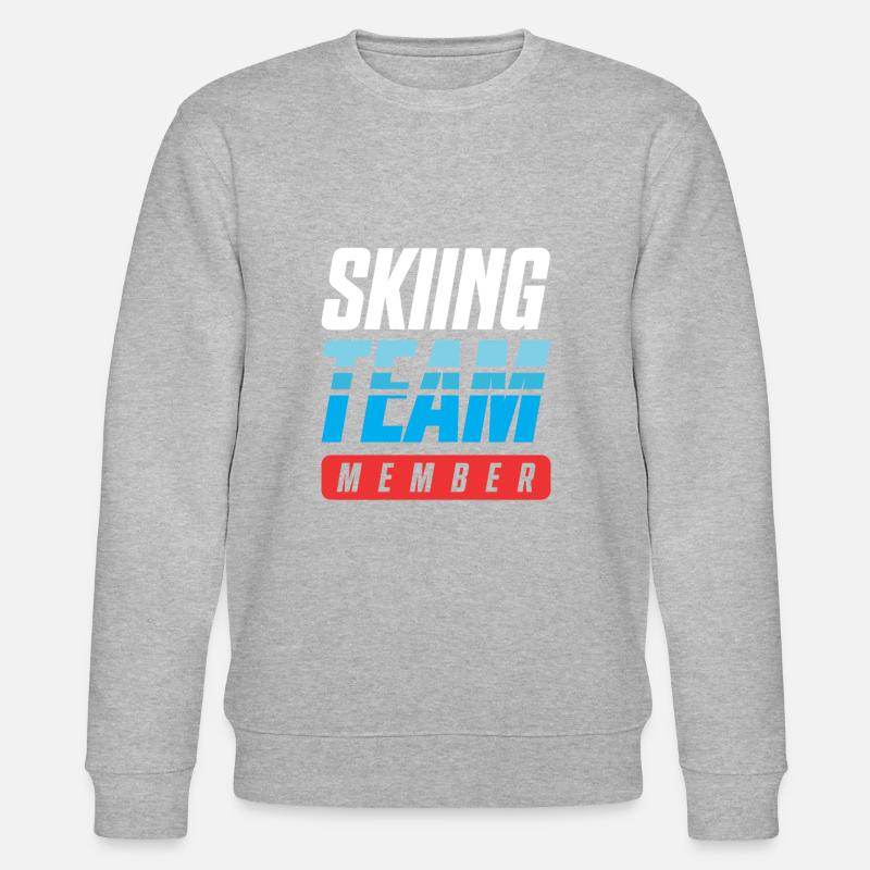 Équipe de ski - Sweat bio CHANGER Stanley/Stella Unisexe - gris chiné