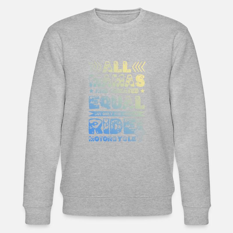 Maman Moto - Sweat bio CHANGER Stanley/Stella Unisexe - gris chiné
