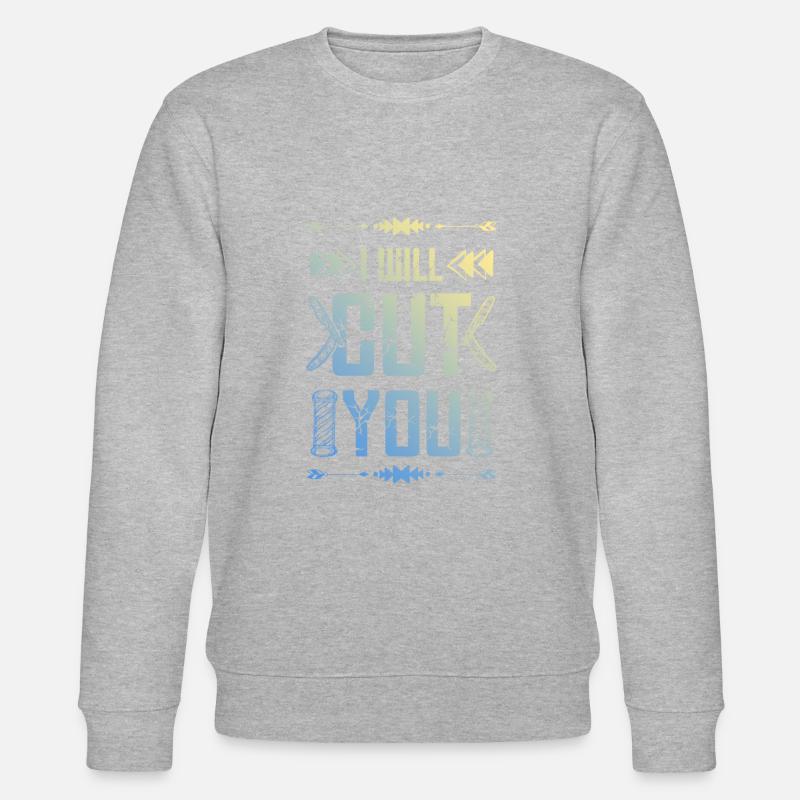 Coiffeur de barbier - Sweat bio CHANGER Stanley/Stella Unisexe - gris chiné