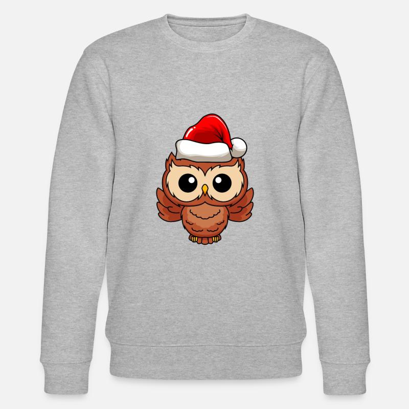 Chouette BD Noël - Sweat bio CHANGER Stanley/Stella Unisexe - gris chiné