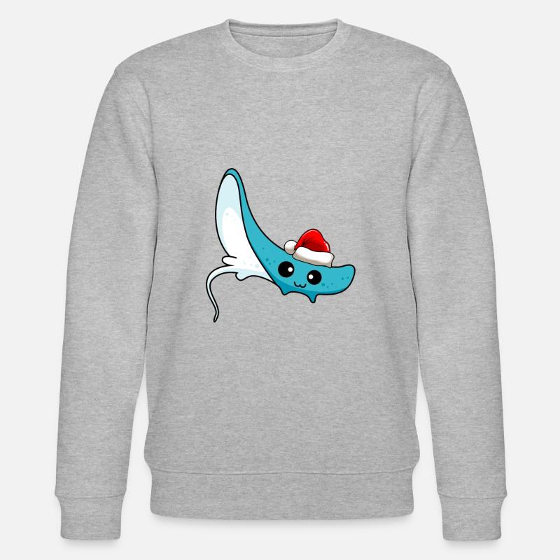 Ray Comic Noël - Sweat bio CHANGER Stanley/Stella Unisexe - gris chiné