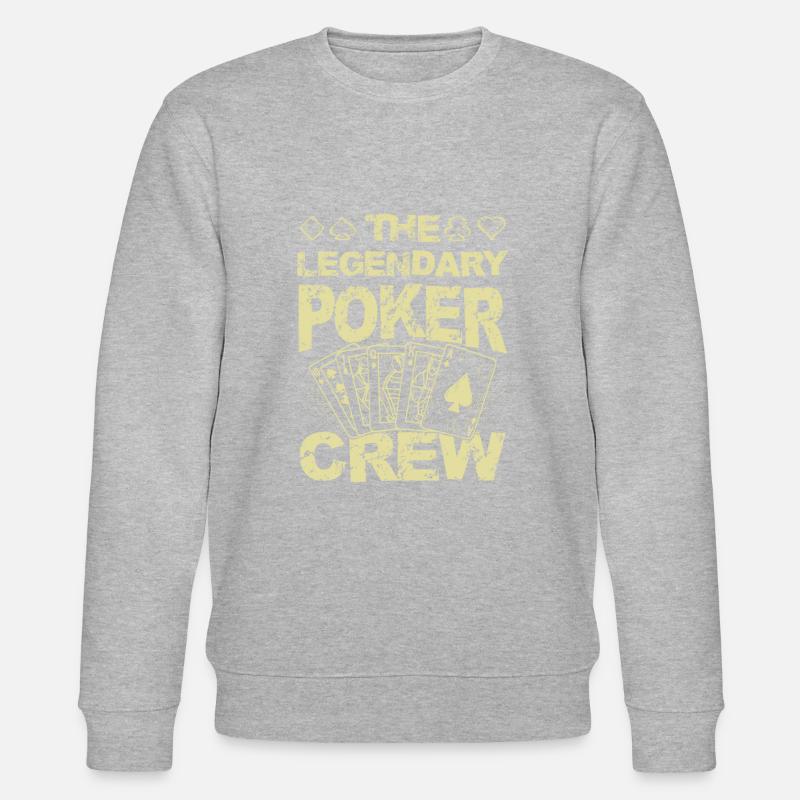 Équipage de poker - Sweat bio CHANGER Stanley/Stella Unisexe - gris chiné