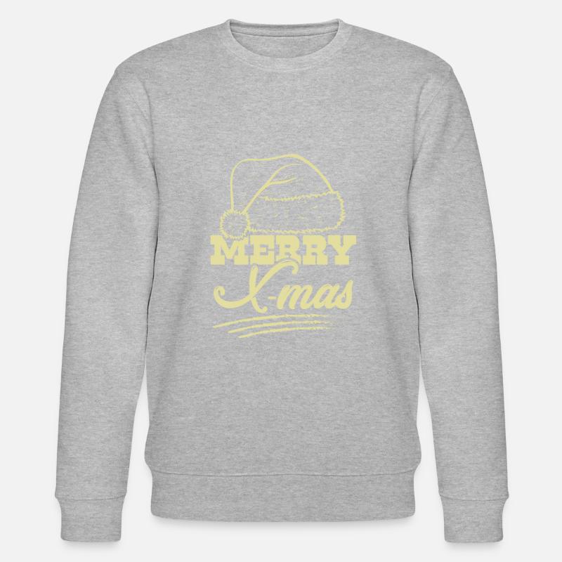 Merry X-Mas - Stanley/Stella Unisex Bio-Sweatshirt CHANGER  - Grau meliert