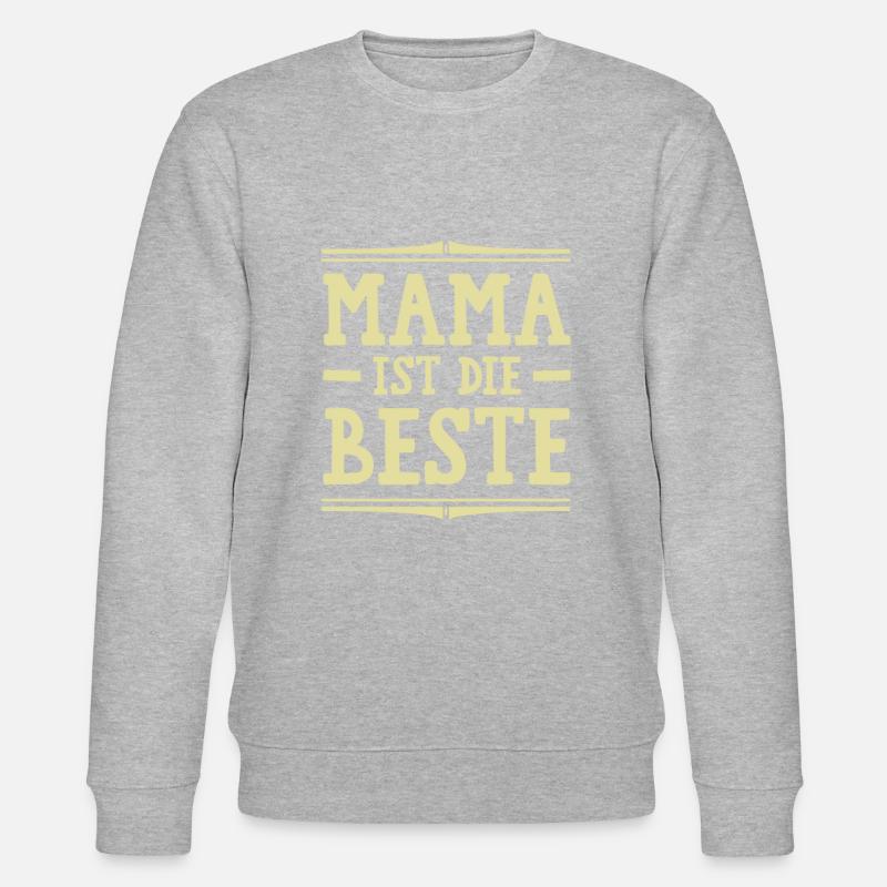 Beste Mama - Stanley/Stella Unisex Bio-Sweatshirt CHANGER  - Grau meliert