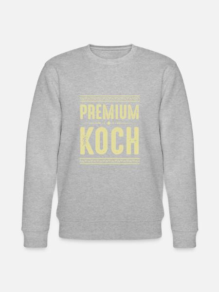 Premium Koch - Stanley/Stella Unisex Bio-Sweatshirt CHANGER  - Grau meliert