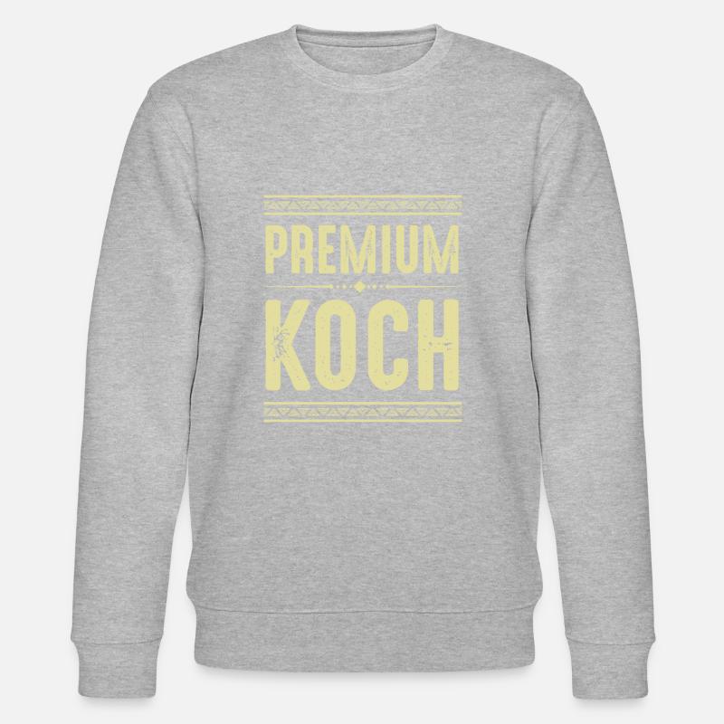 Premium Koch - Stanley/Stella Unisex Bio-Sweatshirt CHANGER - Grau meliert