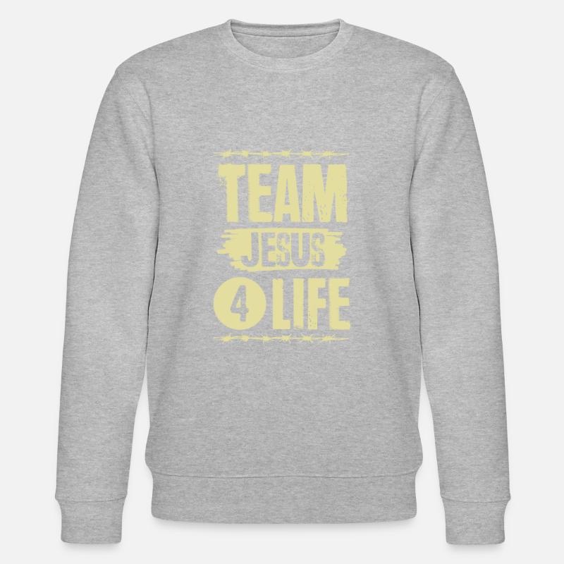 Équipe Jésus - Sweat bio CHANGER Stanley/Stella Unisexe - gris chiné