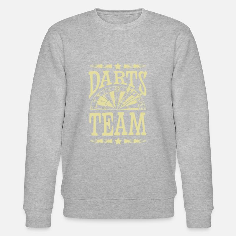 darts team - Stanley/Stella Unisex Bio-Sweatshirt CHANGER  - Grau meliert