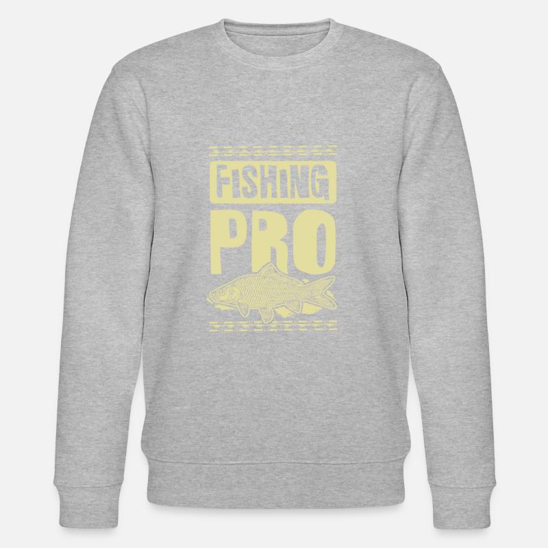Fishing Pro - Stanley/Stella Unisex Bio-Sweatshirt CHANGER  - Grau meliert