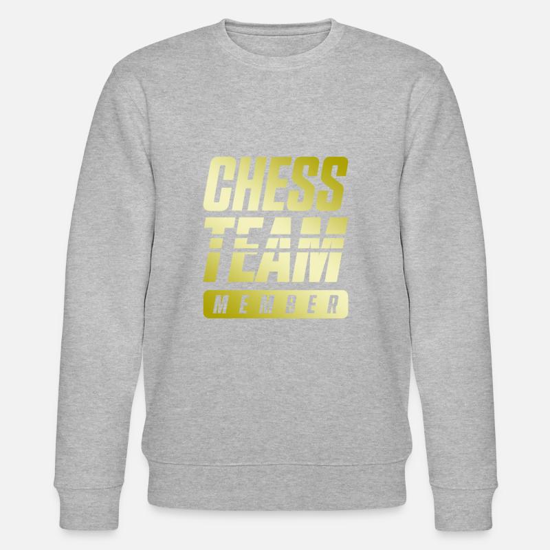 Chess Team - Stanley/Stella CHANGER Unisex Organic Sweatshirt - heather grey