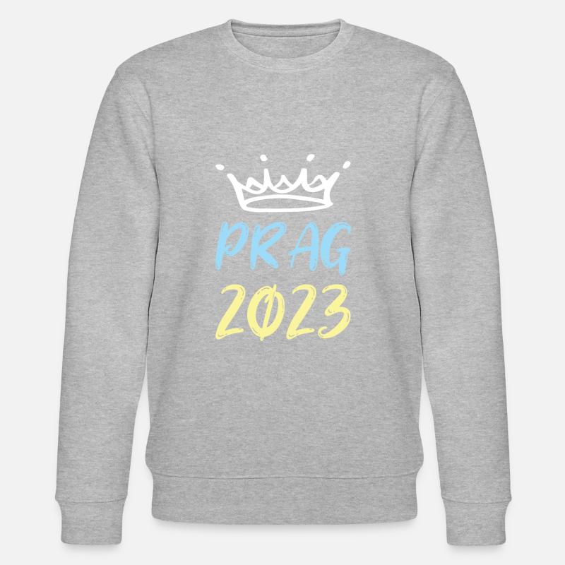 Prag 2023 - Stanley/Stella Unisex Bio-Sweatshirt CHANGER  - Grau meliert