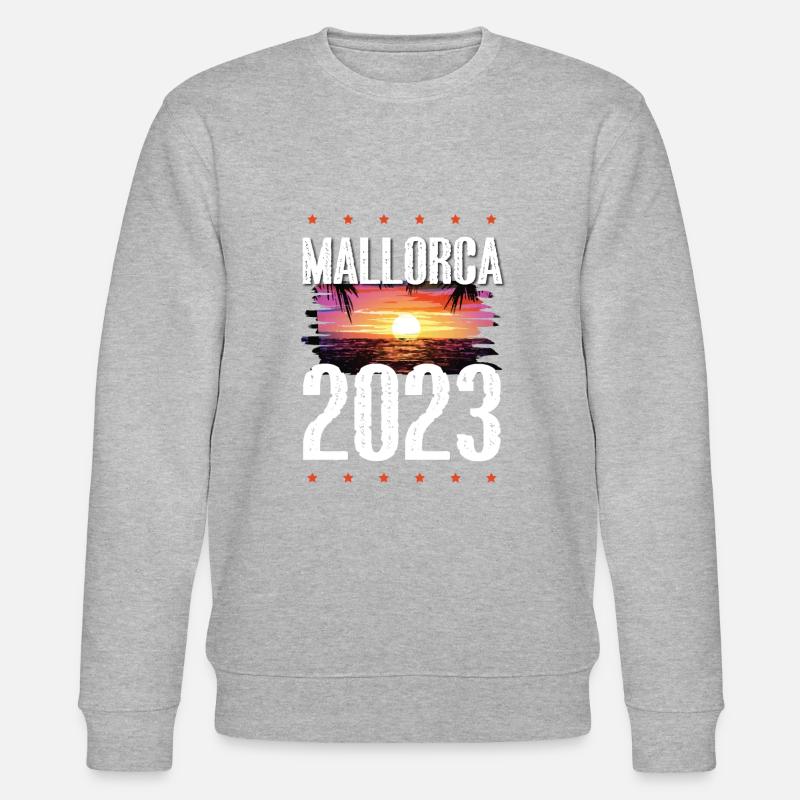 Mallorca 2023 - Stanley/Stella Unisex Bio-Sweatshirt CHANGER  - Grau meliert