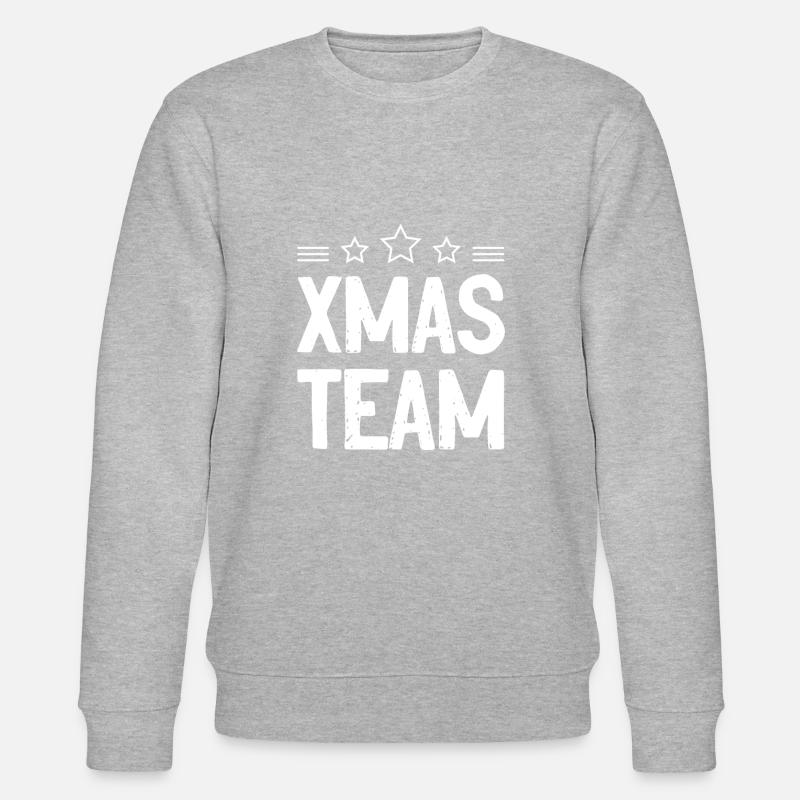 Noël de l’équipe de Noël - Sweat bio CHANGER Stanley/Stella Unisexe - gris chiné