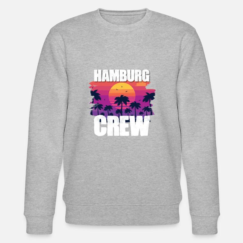 Hambourg Tourisme - Sweat bio CHANGER Stanley/Stella Unisexe - gris chiné
