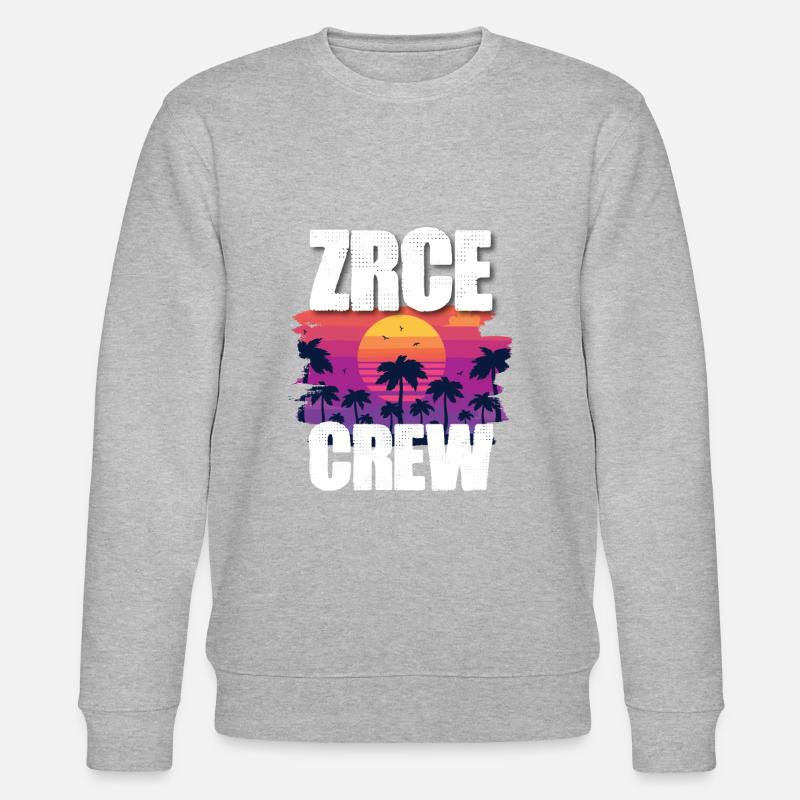 Zrce Urlaub - Stanley/Stella Unisex Bio-Sweatshirt CHANGER  - Grau meliert