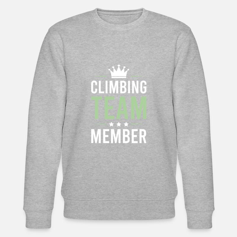Climbing Team - Stanley/Stella CHANGER Unisex Organic Sweatshirt - heather grey