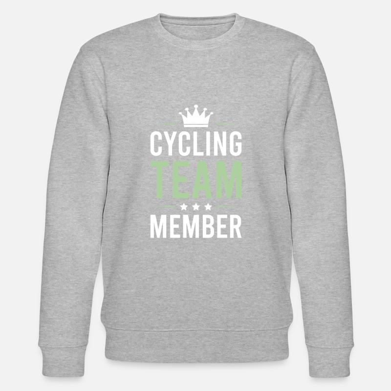 Cycling Team - Stanley/Stella Unisex Bio-Sweatshirt CHANGER - Grau meliert